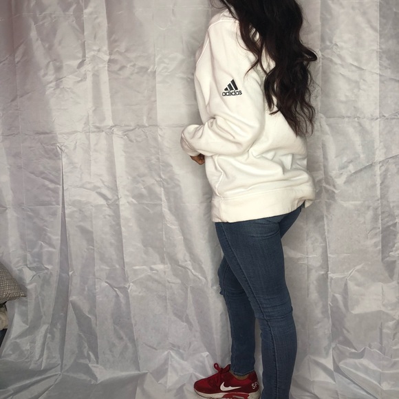 Adidas Sweatshirt Original White Top - Picture 5 of 6
